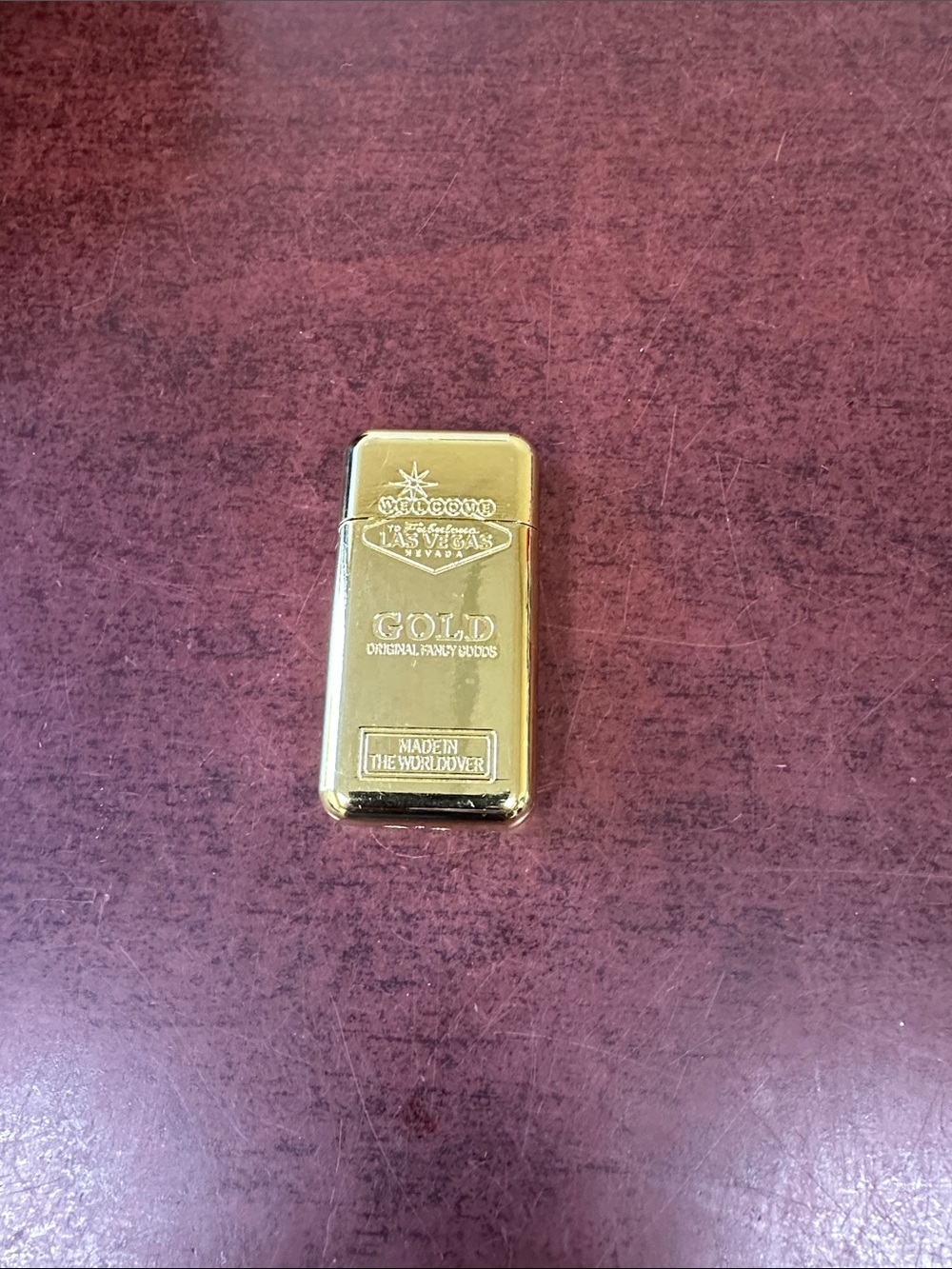 Stanley Metallic Gold Pocket Case - Shiny Gold Finish